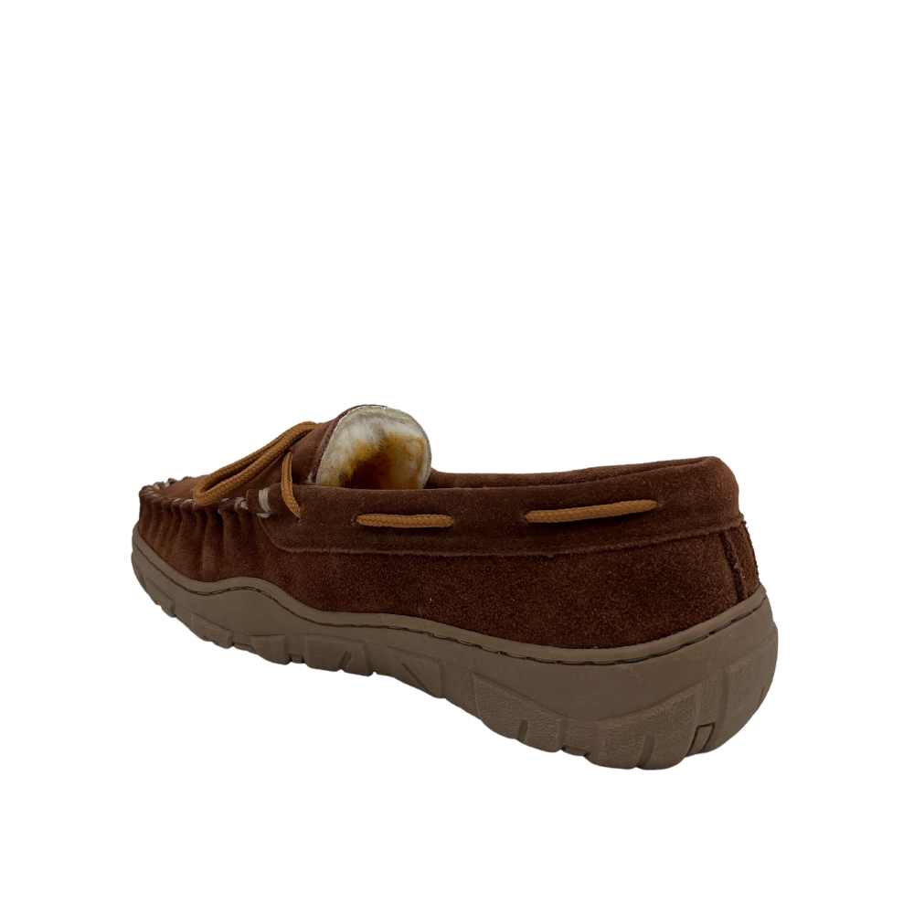 Tamarac - Men's Utah Cow Suede Slippers Allspice