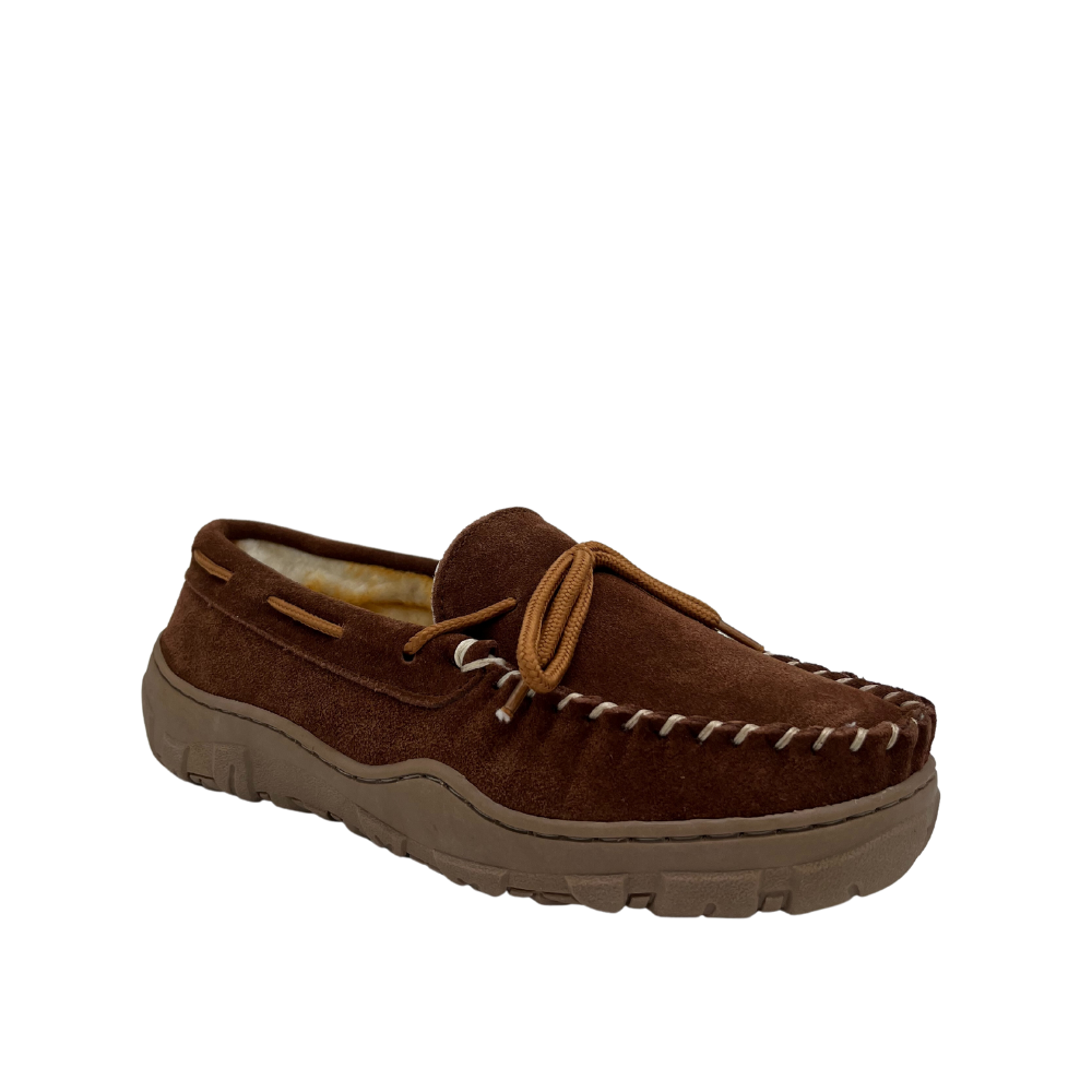 Tamarac - Men's Utah Cow Suede Slippers Allspice