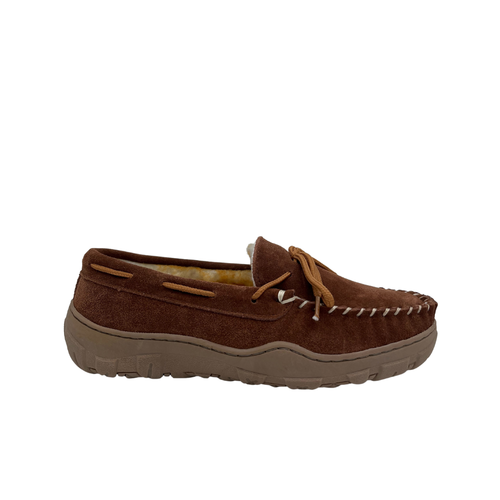 Tamarac - Men's Utah Cow Suede Slippers Allspice