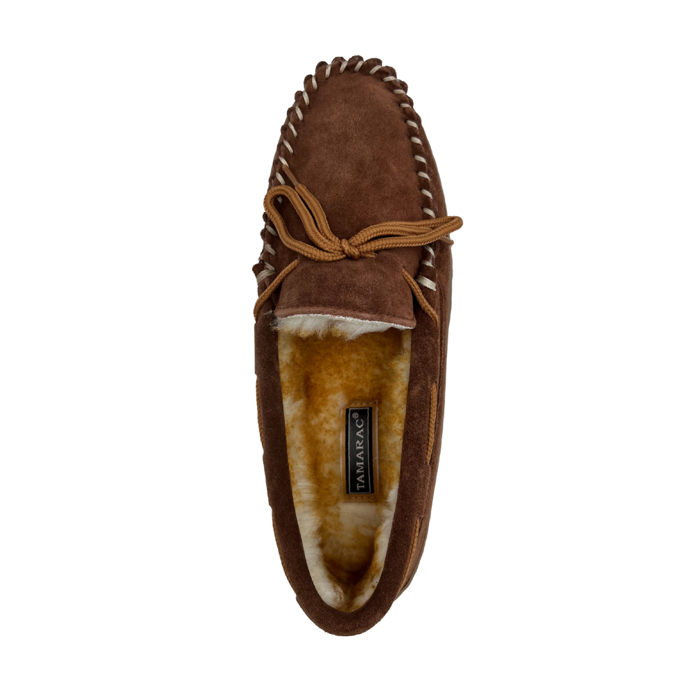 Tamarac - Men's Utah Cow Suede Slippers Allspice