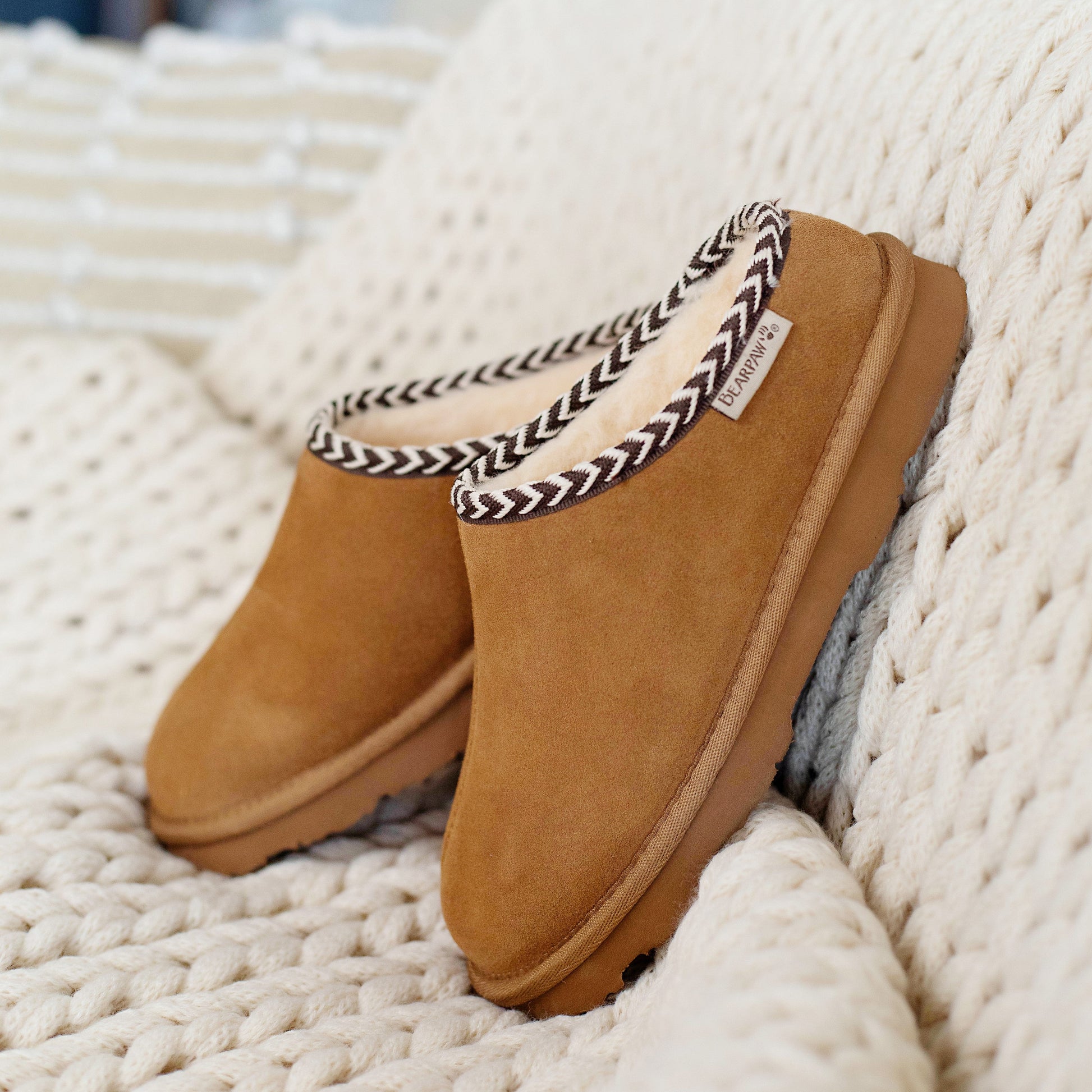 BEARPAW Tabitha Hickory – Tamarac Slippers - Main Image